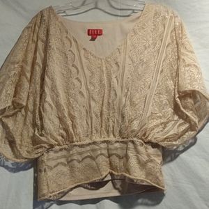 Cream Lacey blouse